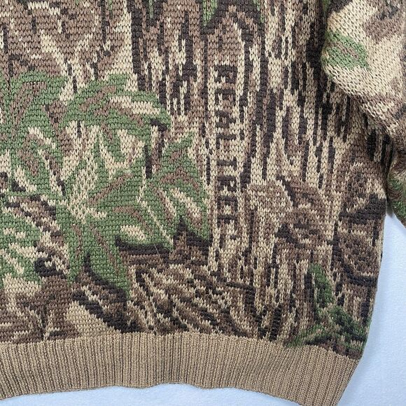 Vintage Woolrich Realtree 100% Wool Camo Sweater Crewneck Hunting Outdoor - Picture 7 of 11